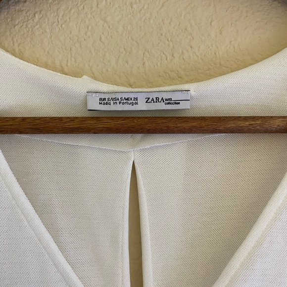 Zara W/B Collection White Top - Picture 4 of 11